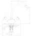 Смеситель ROSSINKA Q02-71 для кухни двуручный с поворотным изливом 260 мм, хром от ГК Аванта Архангельск