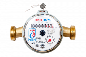 Водосчетчик унив., ЭКО НОМ 1/2", 110 мм, КМЧ, обратный клапан от ГК Аванта Архангельск