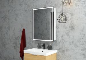 Зеркало-шкаф "Allure LED" 600х800 левый с розеткой от ГК Аванта Архангельск